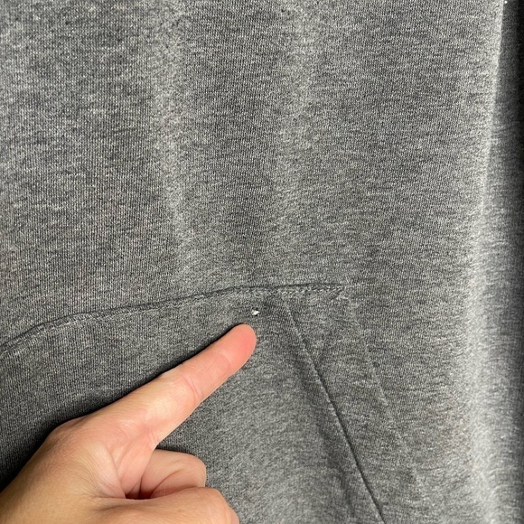 Vintage Y2K Nike Hooded Sweatshirt Center Swoosh - Picture 6 of 6